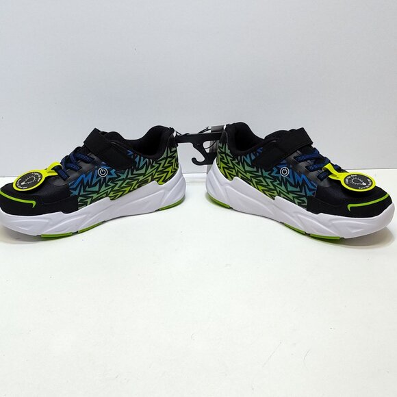 Athletic Works Light-Up Sneaker Boy 4 Bungee Laces Hook Loop Strap On/Off Switch - Picture 5 of 15